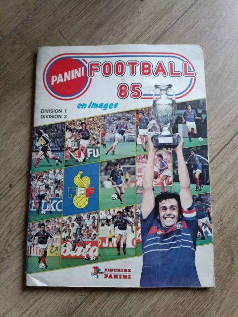 Album Panini FOOTBALL 85 COMPLET + Encart Euro 84 Stickers Championnat France