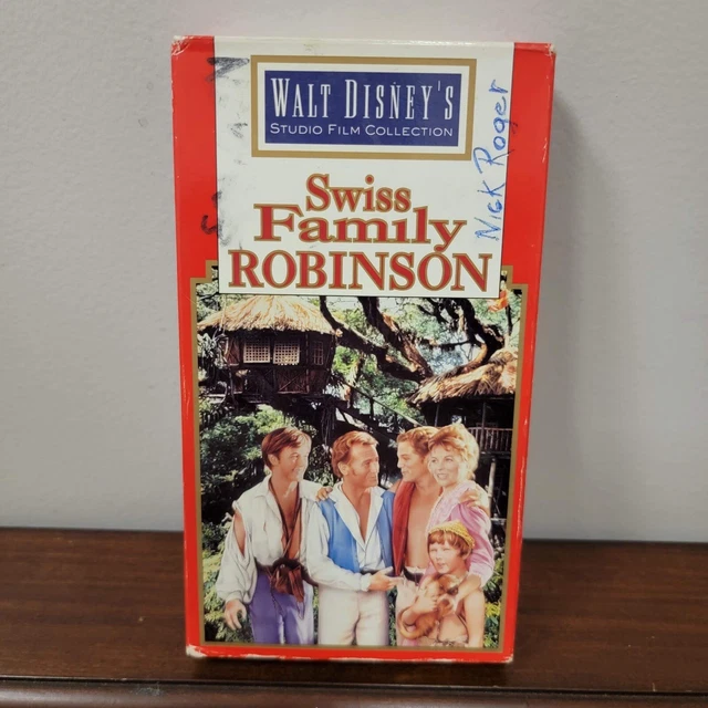 SWISS FAMILY ROBINSON (VHS, Walt Disney, 1960, James MacArthur) EUR 7 ...
