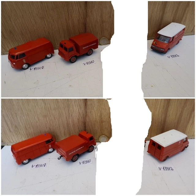 Camion De Pompiers Hotchkiss VB Vébé France – Tôle 41 Cm – Pièce Rare