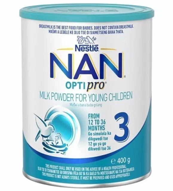 Expédition rapide - 1 X Nestle NAN OPTIpro Stage 3 Lait en poudre de...