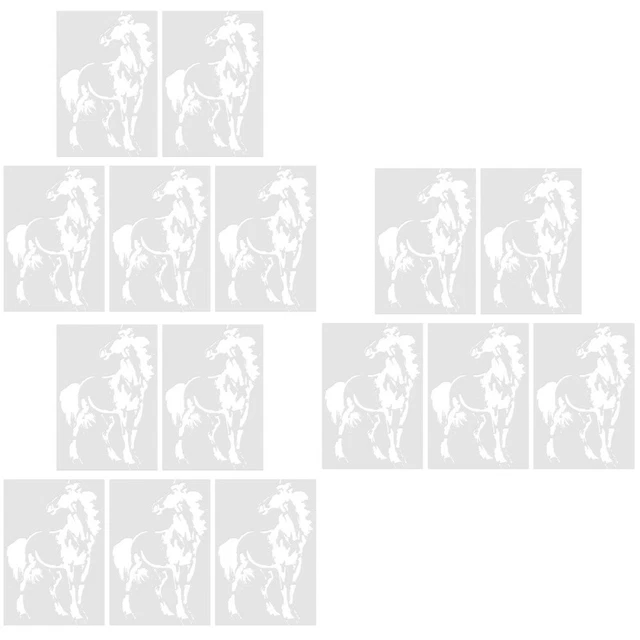 15 pcs Schablonen Kinder Zeichnung Herrscher Fliesen Kunst Handwerk Vorlage