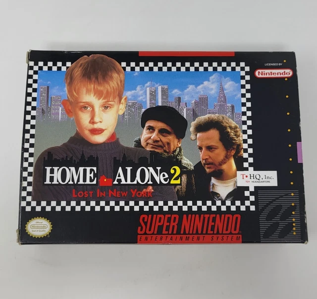 HOME ALONE 2 Lost In New York Snes Super Nintendo Complete In Box $59. ...