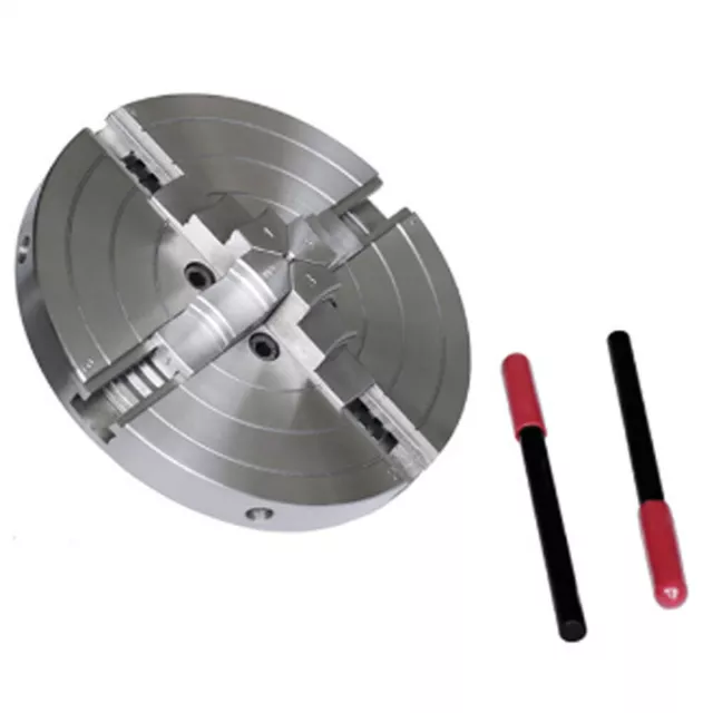 4 Jaw 6" Self-Centering Lathe Chuck Woodworking Tool Durable Grinder Part 150mm