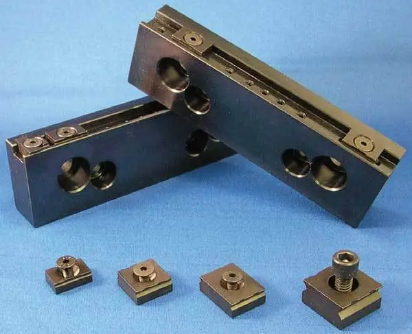 Mitee-Bite 8" Long TalonGrip Steel Vise Jaw Set for 6.0" CNC Mill Vises