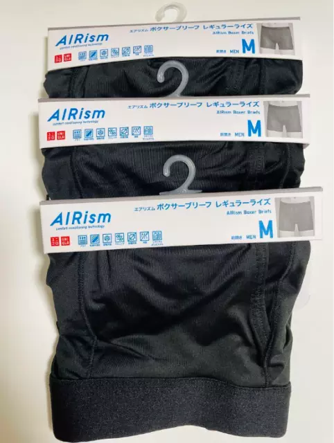 UNIQLO MEN'S AIRISM AIRism boxer briefs (front opening) From Japan ( X 3 )  $59.00 - PicClick