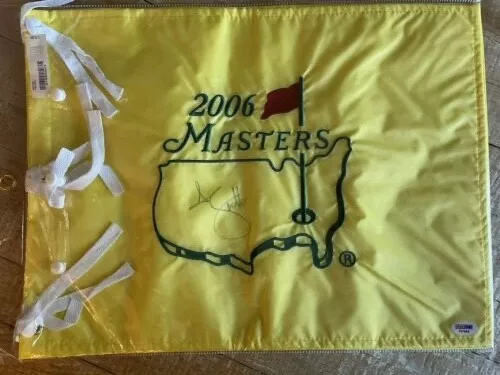 Adam Scott  Winner SIGNED MASTERS FLAG PSA DNA Certified