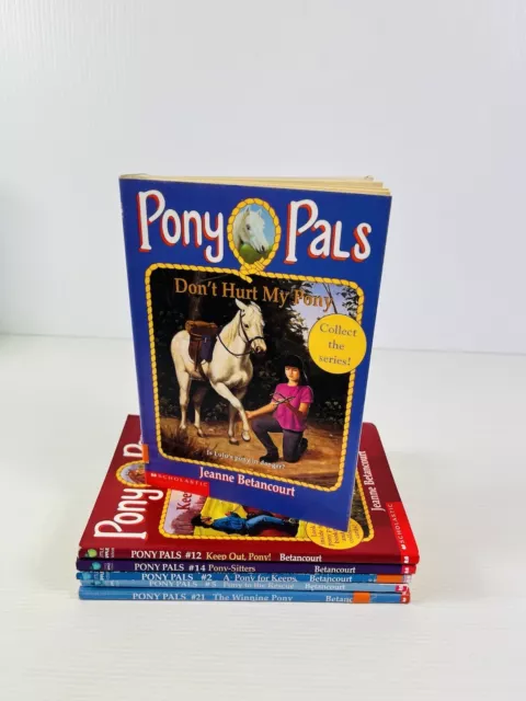 6 x Pony Pals YA Novels Horses By Jeanne Betancourt Paperback Free Postage