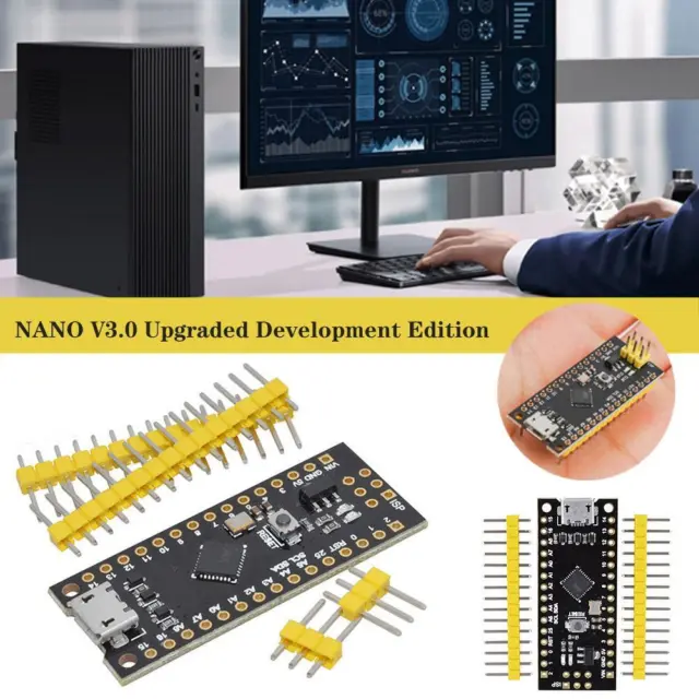 Kompatible Mikros for Arduino NANO V3.0 Development Board-Upgraded-ATmega328
