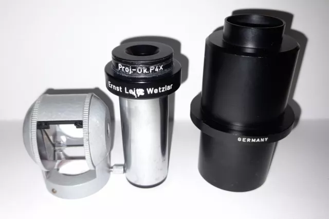 Leitz  38mm phototube & projection eyepiece  Orthoplan Diaplan microscope 3
