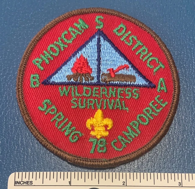 VTG 1978 PHOXCAM DISTRICT Boy Cub Scout Camporee PATCH Ventura County Council
