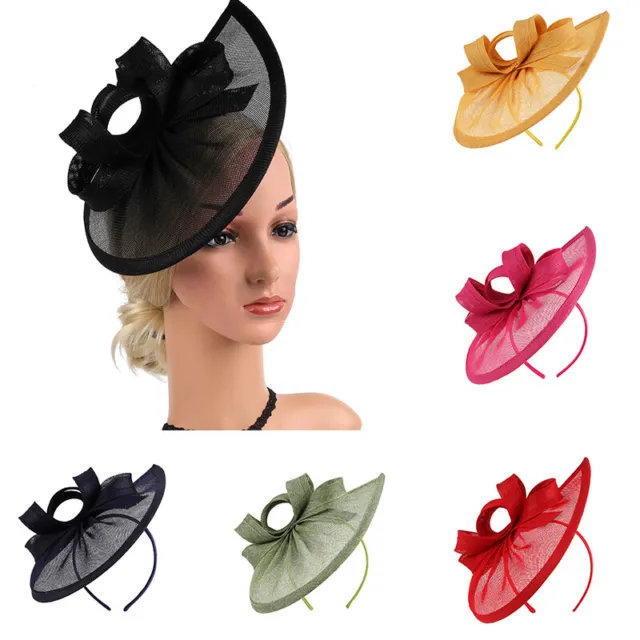 Grande Copricapo Vintage Hatinator Fascinator Royal Ascot Races Wedding A