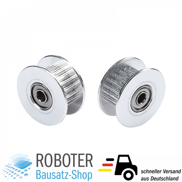 5x GT2 Zahnriemenscheibe 20 Zähne, 6,35 Mm Bohrung Produktbild-Vorschau 5