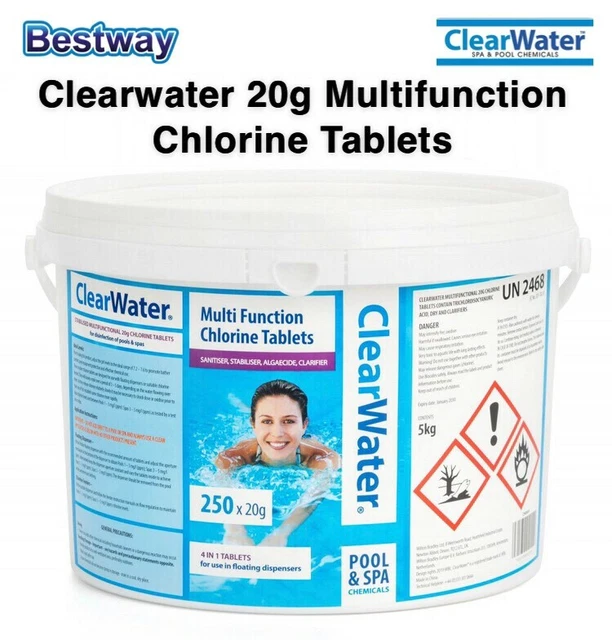 BESTWAY LAY Z Spa Clearwater Multifunction 20g 4in1 Chlorine Tablets