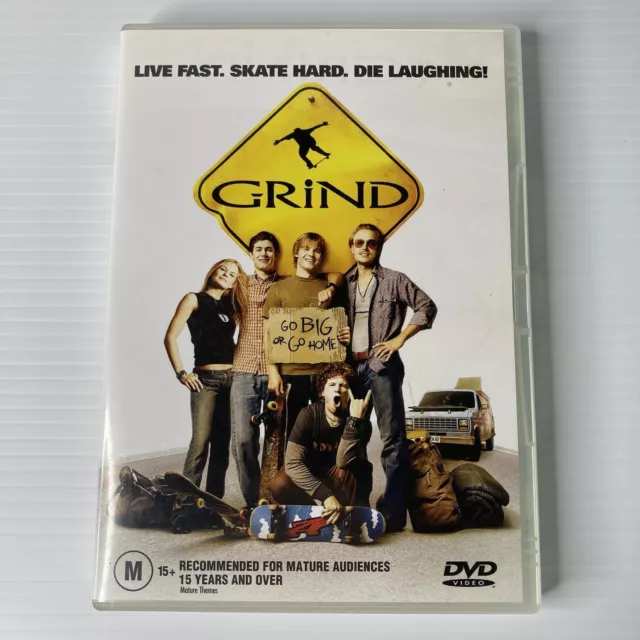 Grind - Live Fast. Skate Hard. Die Laughing Region 4 DVD RARE OOP + Free Post AU
