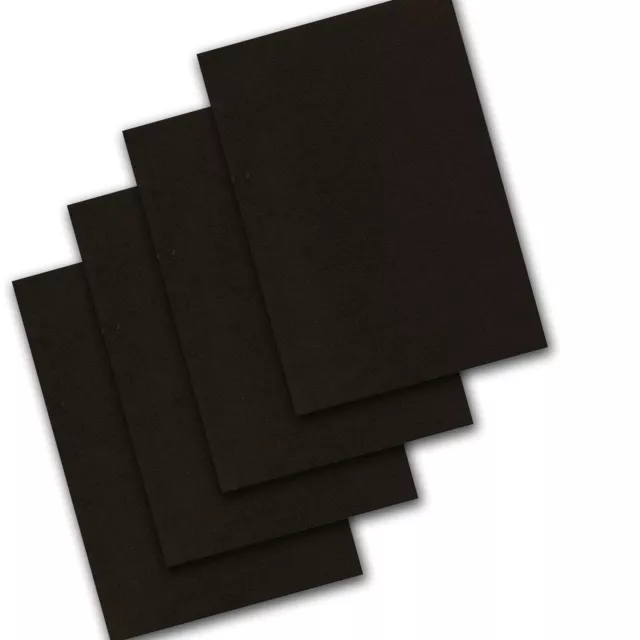 A4 BLACK CARD 160gsm SCRAPBOOK HALLOWEEN THICK PAPER SHEET