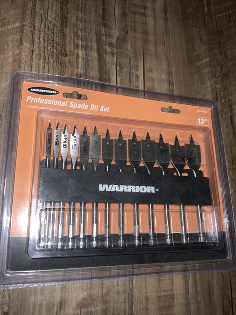 (BRAND NEW) Steel Spade Drill Bit Set 13 Piece Bits