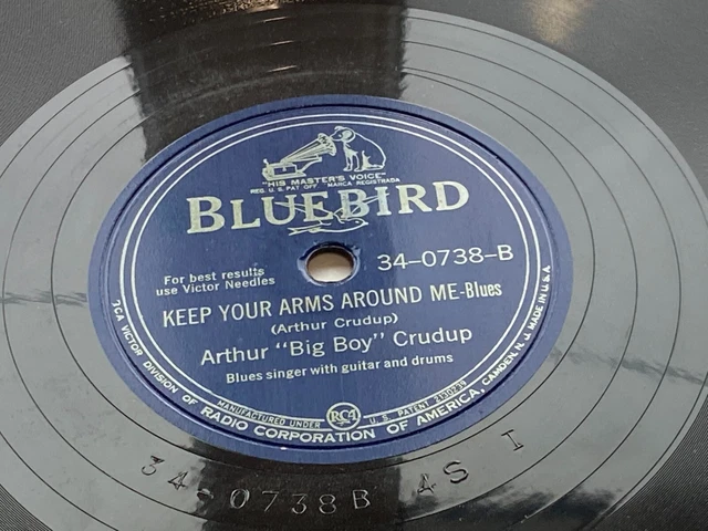 Arthur "Big Boy" Crudup 1945 Usa  78  Keep Your Arms Around Me   Excellent