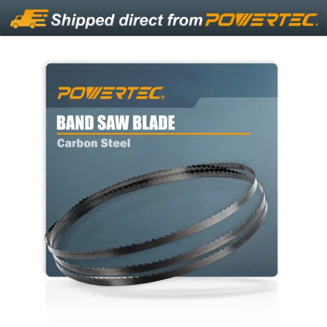 POWERTEC High Carbon Steel Band Saw Blade, 62 inch x 1/4 inch x 14TPI (13136)