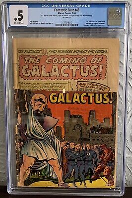Fantastic Four #48 Cgc 0.5 Pr 1966 1St Appearance Of Silver Surfer And Galactus
