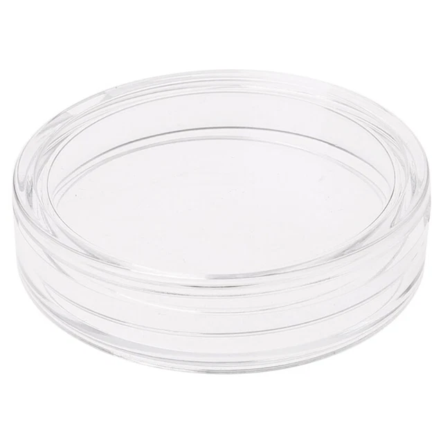 Round Acrylic Coin Storage Box Competition Challenge Organizer