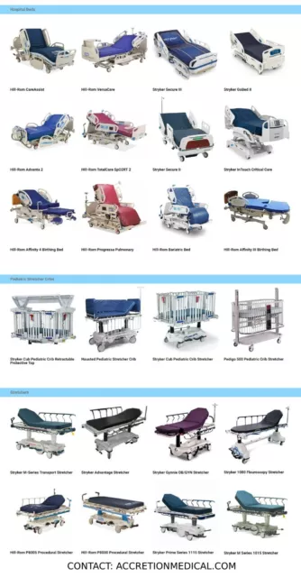 Hospital Beds, Stretchers | Certified fully refurbished | Hill-Rom, Stryker 2