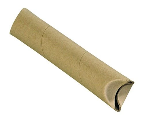 Partners Brand PS1512K Crimped End Mailing Tubes 1-1/2" x 12" Kraft Pack of 70