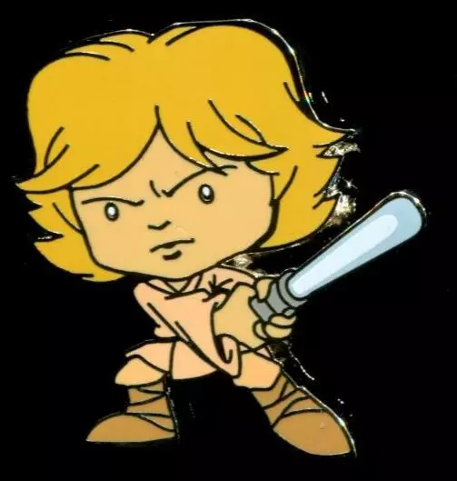 Cute Star Wars Mystery Pack Luke Skywalker Disney Pin 108415