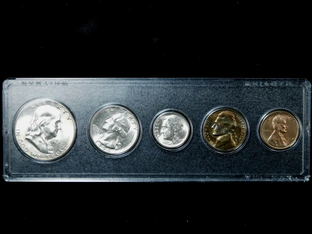 1954-S  United States Mint Set - Uncirculated in Holder