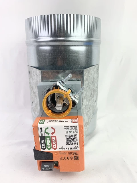 Belimo for Ecojay Smart Zone Motorized 24vac Damper APDM-B