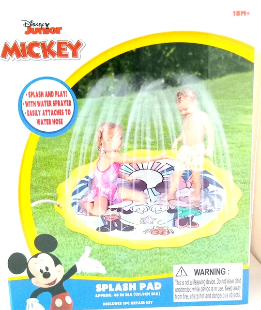 DISNEY JUNIOR MICKEY Water Splash Pad 48 in Diameter Brand New Sealed