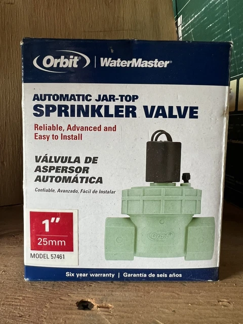 NEW OPEN BOX Orbit WaterMaster Automatic Sprinkler Valve 1 NPT Model 
