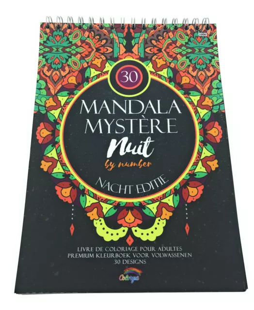 Colorya  Mandala Malbuch für Erwachsene  - Premium-Malbuch "Magische Natur"