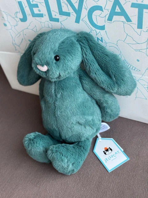 Jellycat Bashful Teal Bunny Little