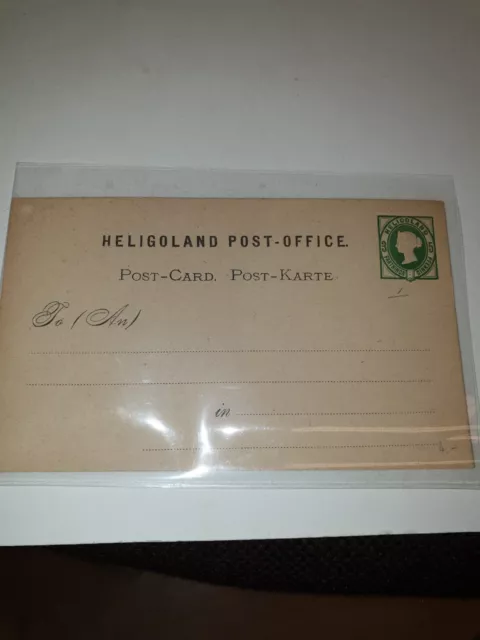 Helgoland Ganzsache 1 *