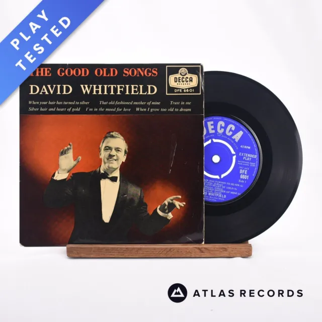 David Whitfield - The Good Old Songs - 7" EP Vinyl Record - VG+/VG+