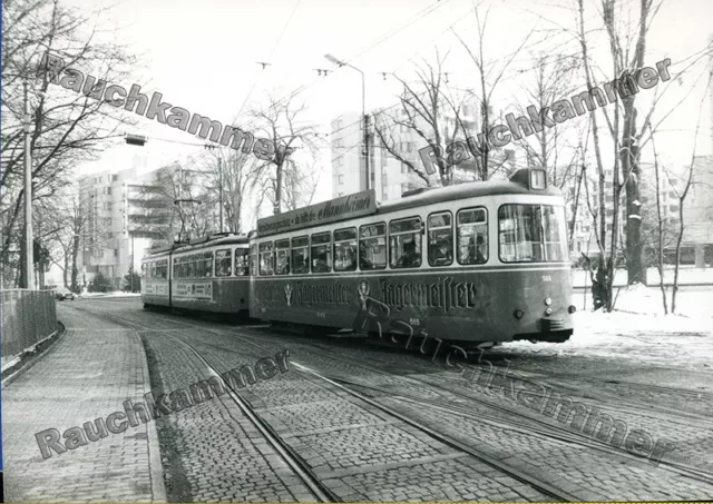 altes Baryt-Foto Straba KVG Kassel 1981 - ca 9x14 BA2486