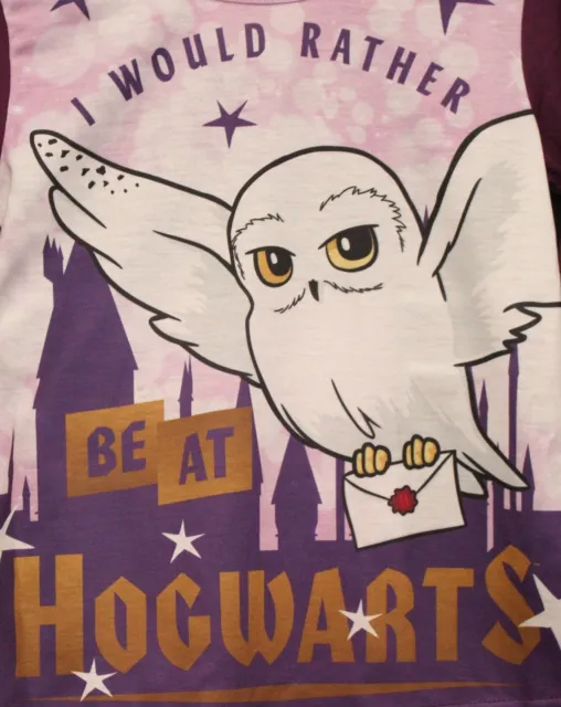 Pigiama Harry Potter ragazza / viola e lilla HEDWIG PIJ The Owl taglie 5-12 anni 5