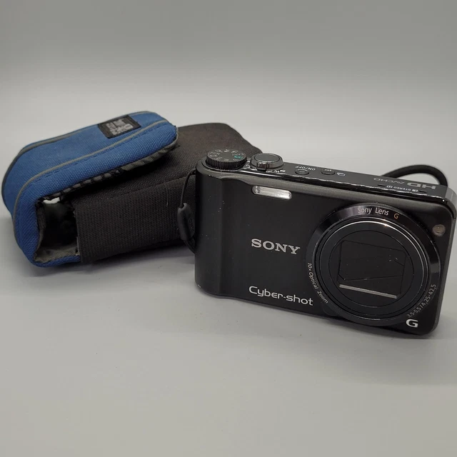 Sony Cybershot DSC-HX5 10.2MP Compact Digital Camera Black Tested