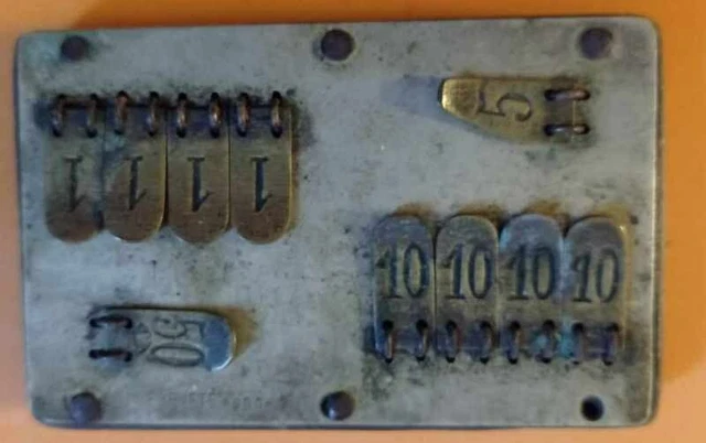 Ancien Marqueur Compteur Points Compte Cartes Marque Jeux Jeu