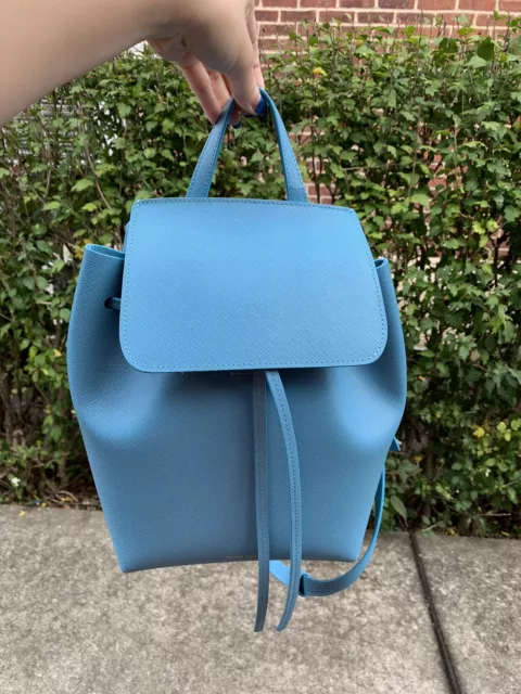 MINI SAC A DOS Mansur Gavriel bleu Saffiano Orig 685 rare couleur rare inclus EUR 616 24 PicClick FR