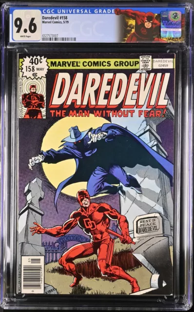 Daredevil #158 CGC 9.6 1st Frank Miller Bronze Age Marvel Comic 1979 - QTY 1