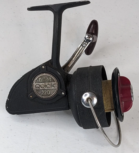 dam quick 220n fishing reel 220 P (VINTAGE, 8/10) as is DAM QUICK 220 Spinning Fishing