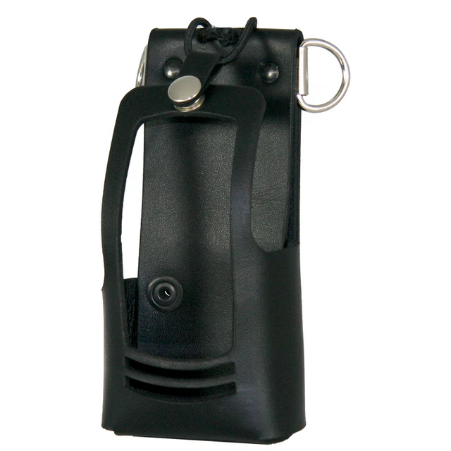 Boston Leather Heavy-duty D-rings Radio Strap Holder for Motorola XPR 6550 New