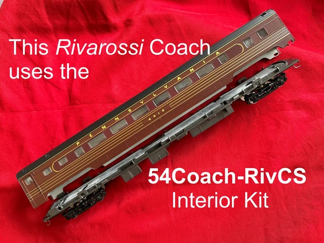 HO Scale 1:87 Athearn 72ft Heavy-Weight Dining Car Interior Kit - Unassembled