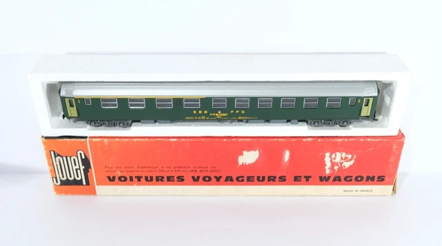 Voitures de voyageurs analogiques normaux Jouef pour modélisme ferroviaire à l'échelle HO