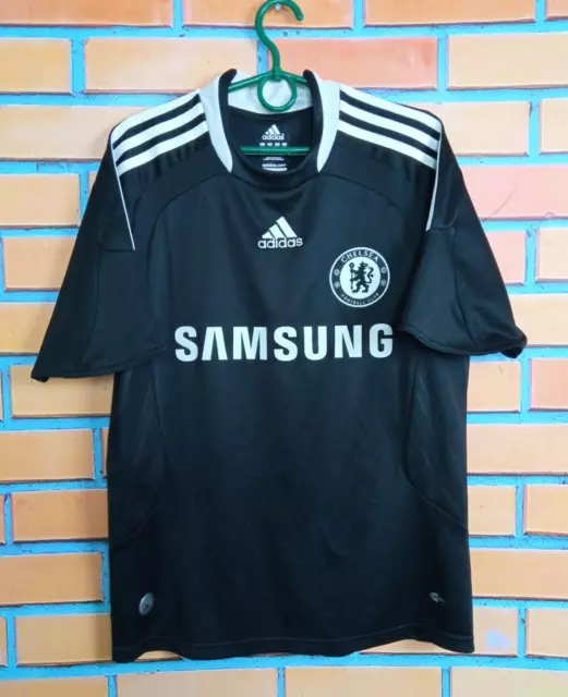 Chelsea Jersey 2008 2009 Away Kids Boys LARGE Shirt Adidas
