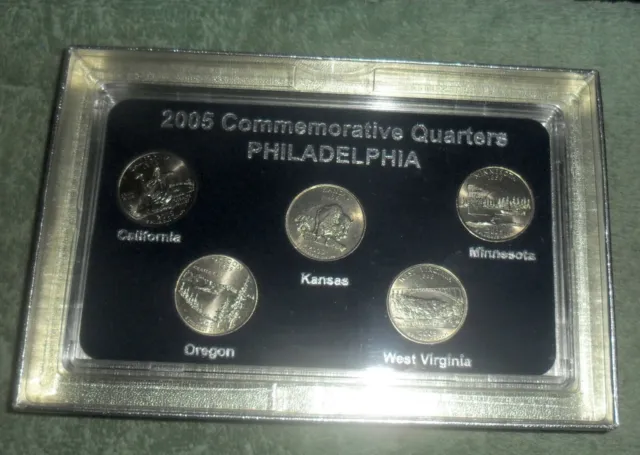 JB RFM 74820 50 State Quarters Commemorative 2005 Philadelphia Mint Collection w