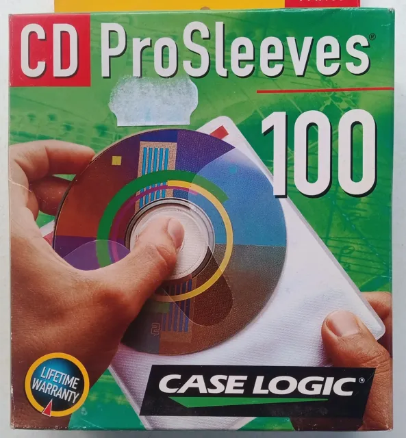 Pochettes de Rangement CD ProSleeves 100 NEUVES Case Logic