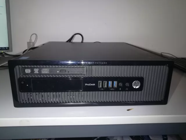 Ordinateur HP ProDesk 400 G1 SFF, Core i3, SSD 240 Go, RAM 8 Go, Windows 10 Pro