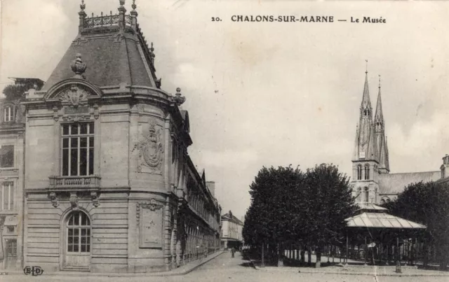 *483 cpa 51 Chalons sur Marne - le Musée
